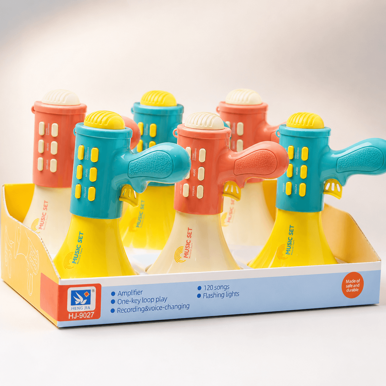 Kids Musical Megaphone Toy – Music Set with Voice Changing